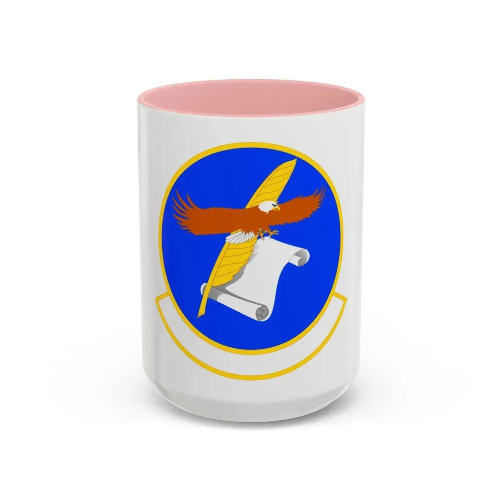 18 Contracting Squadron PACAF (U.S. Air Force) Accent Coffee Mug 15oz Pink - Go Mug Yourself