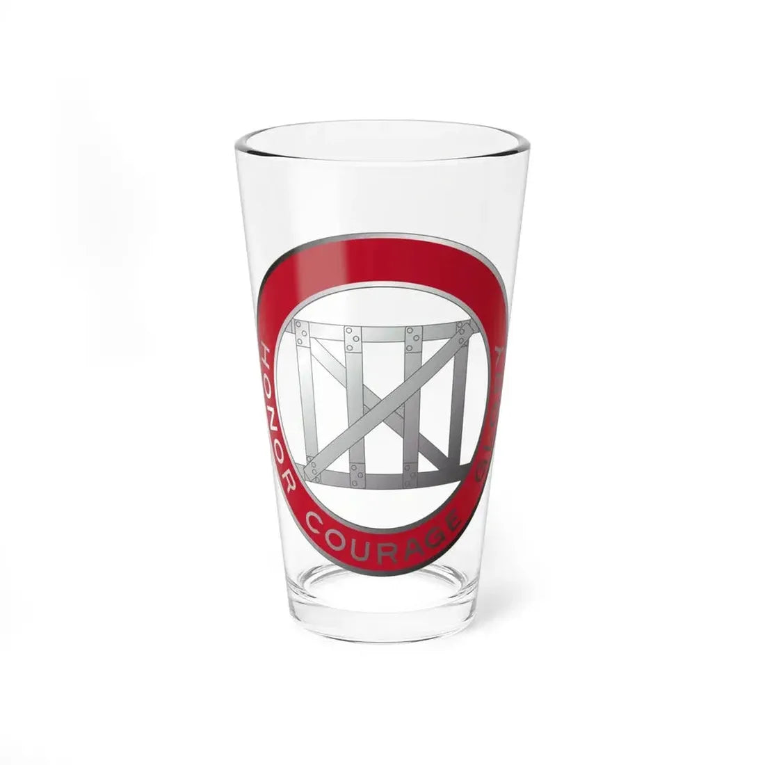18 Engineer Battalion (U.S. Army) Pint Glass 16oz 16oz - Go Mug Yourself