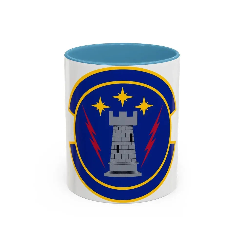 18 Maintenance Operations Squadron PACAF (U.S. Air Force) Accent Coffee Mug 11oz Light Blue - Go Mug Yourself