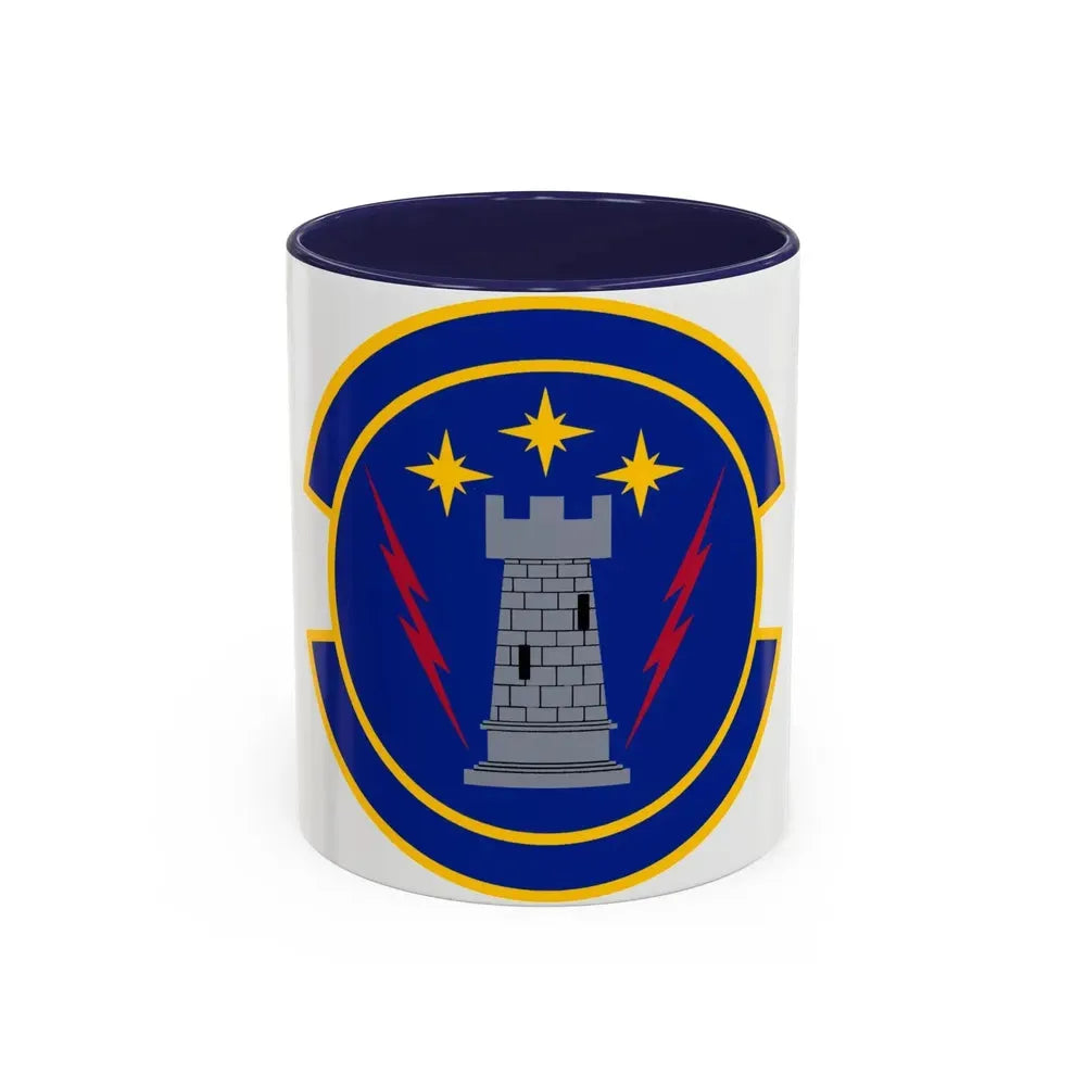18 Maintenance Operations Squadron PACAF (U.S. Air Force) Accent Coffee Mug 11oz Navy - Go Mug Yourself