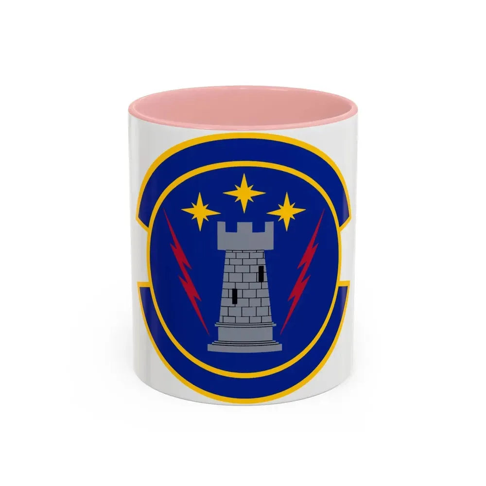 18 Maintenance Operations Squadron PACAF (U.S. Air Force) Accent Coffee Mug 11oz Pink - Go Mug Yourself