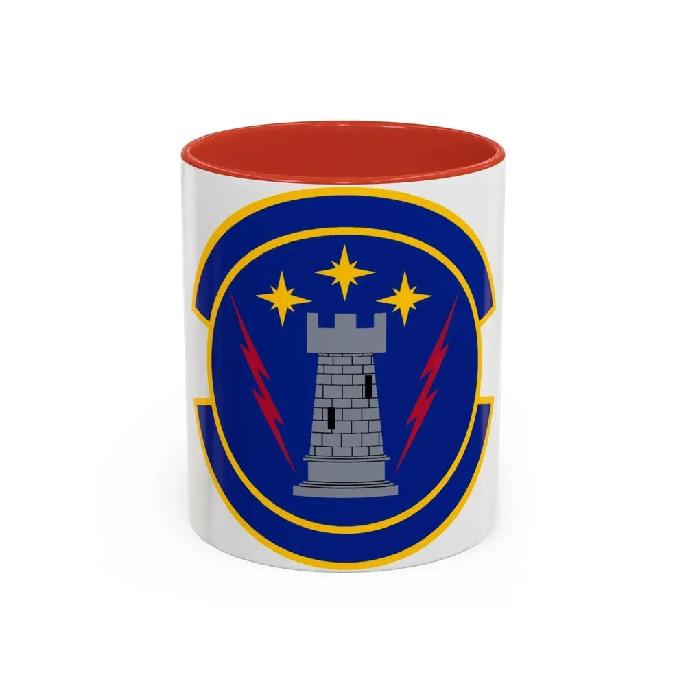 18 Maintenance Operations Squadron PACAF (U.S. Air Force) Accent Coffee Mug 11oz Red - Go Mug Yourself
