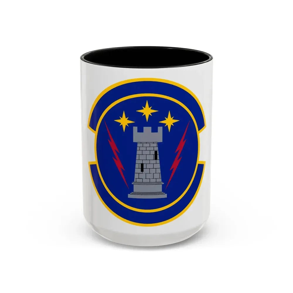18 Maintenance Operations Squadron PACAF (U.S. Air Force) Accent Coffee Mug 15oz Black - Go Mug Yourself