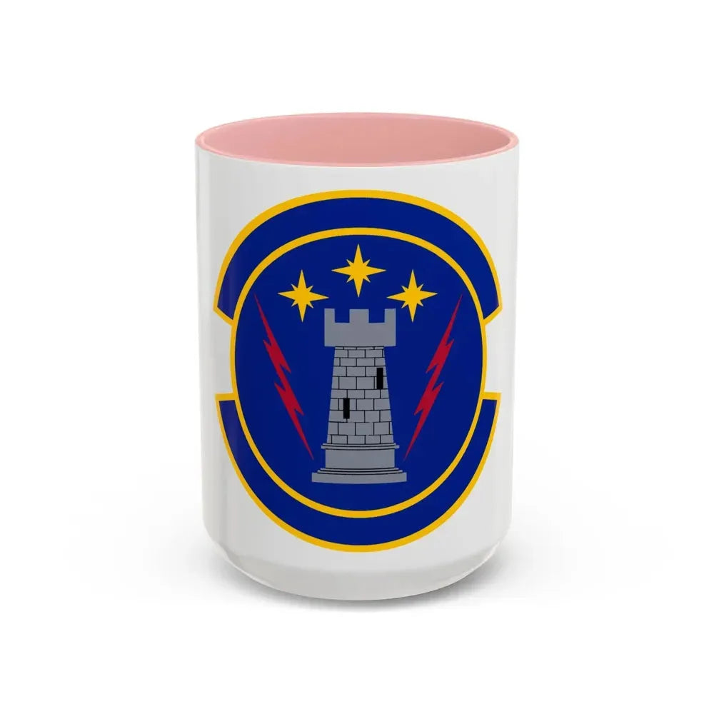 18 Maintenance Operations Squadron PACAF (U.S. Air Force) Accent Coffee Mug 15oz Pink - Go Mug Yourself
