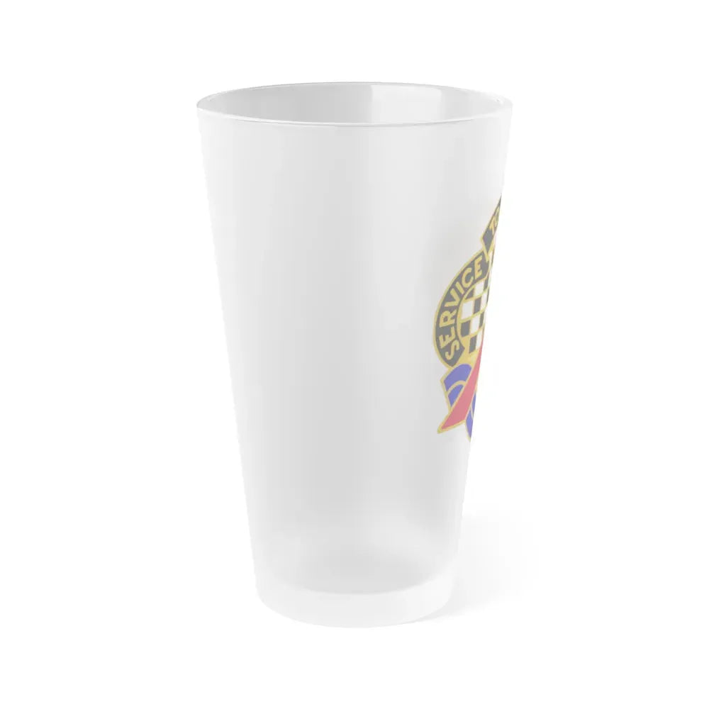 18 Personnel Services Battalion (U.S. Army) Frosted Pint Glass 16oz - Go Mug Yourself
