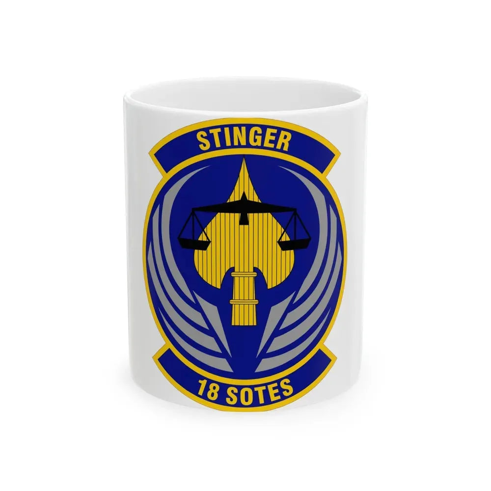 18 Special Operations Test and Evaluation Squadron AFSOC (U.S. Air Force) White Coffee Mug 11oz - Go Mug Yourself