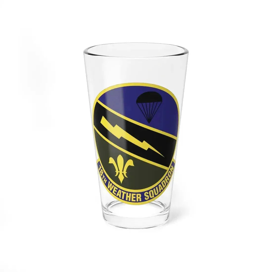 18 Weather Squadron ACC (U.S. Air Force) Pint Glass 16oz - Go Mug Yourself