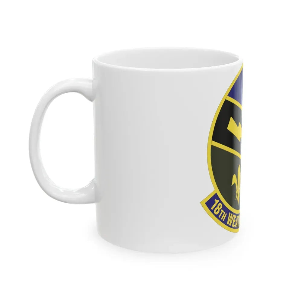 18 Weather Squadron ACC (U.S. Air Force) White Coffee Mug - Go Mug Yourself