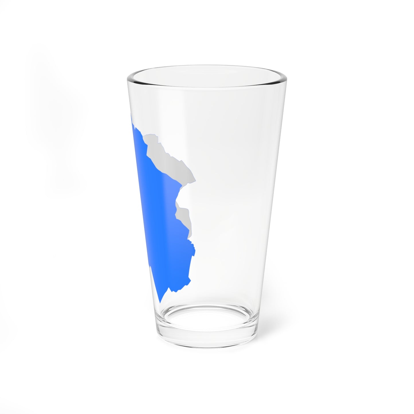 Flag map of Brescia (Italy) Pint Glass 16oz