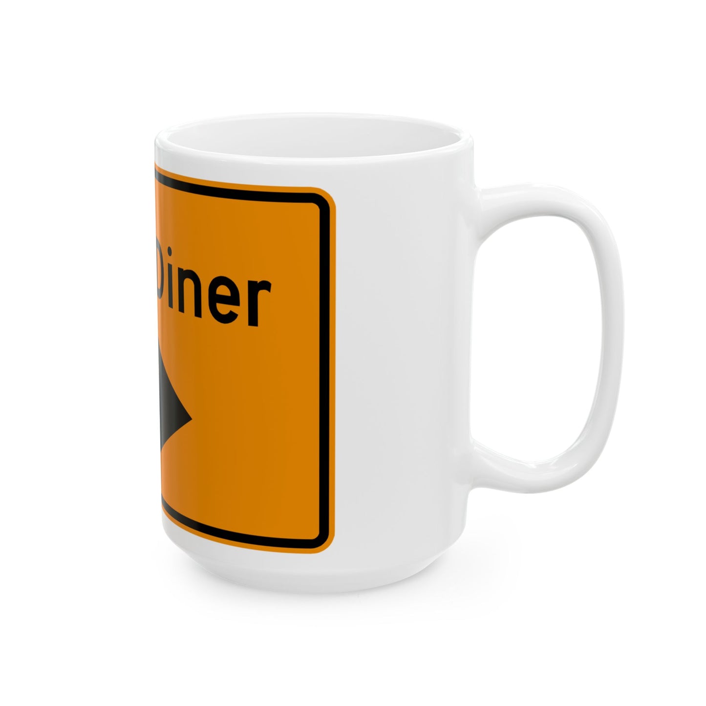 Virginia M4-V6aR (Virginia) (Road Sign) White Coffee Mug-Go Mug Yourself