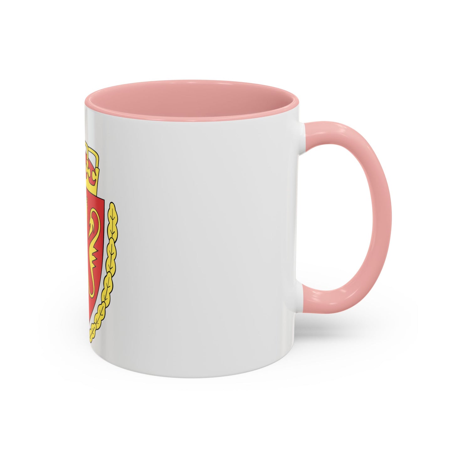 Coat of arms of the Norwegian Customs Service - Accent Coffee Mug