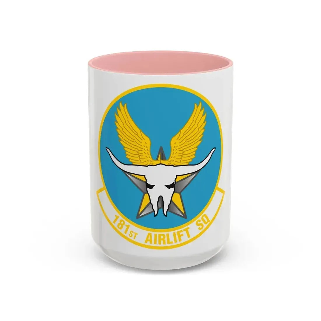 181 Airlift Squadron (U.S. Air Force) Accent Coffee Mug 15oz Pink - Go Mug Yourself