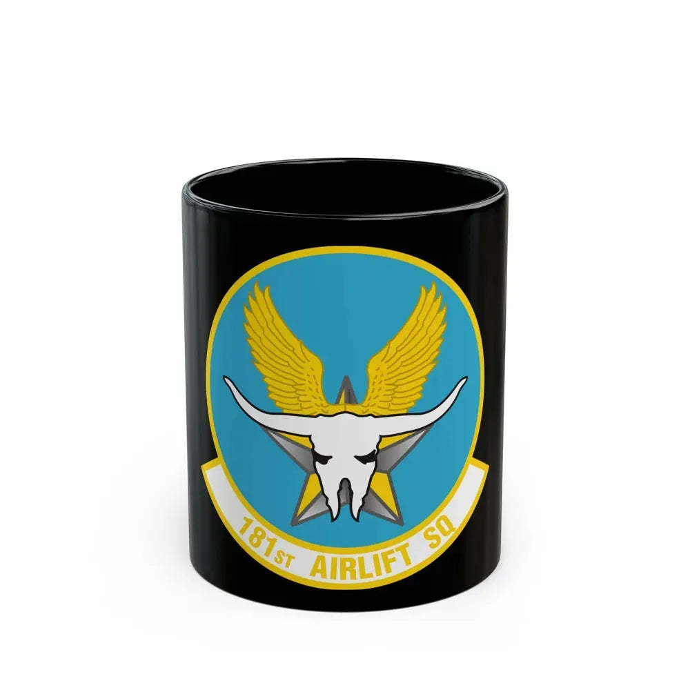 181 Airlift Squadron (U.S. Air Force) Black Coffee Mug 11oz - Go Mug Yourself
