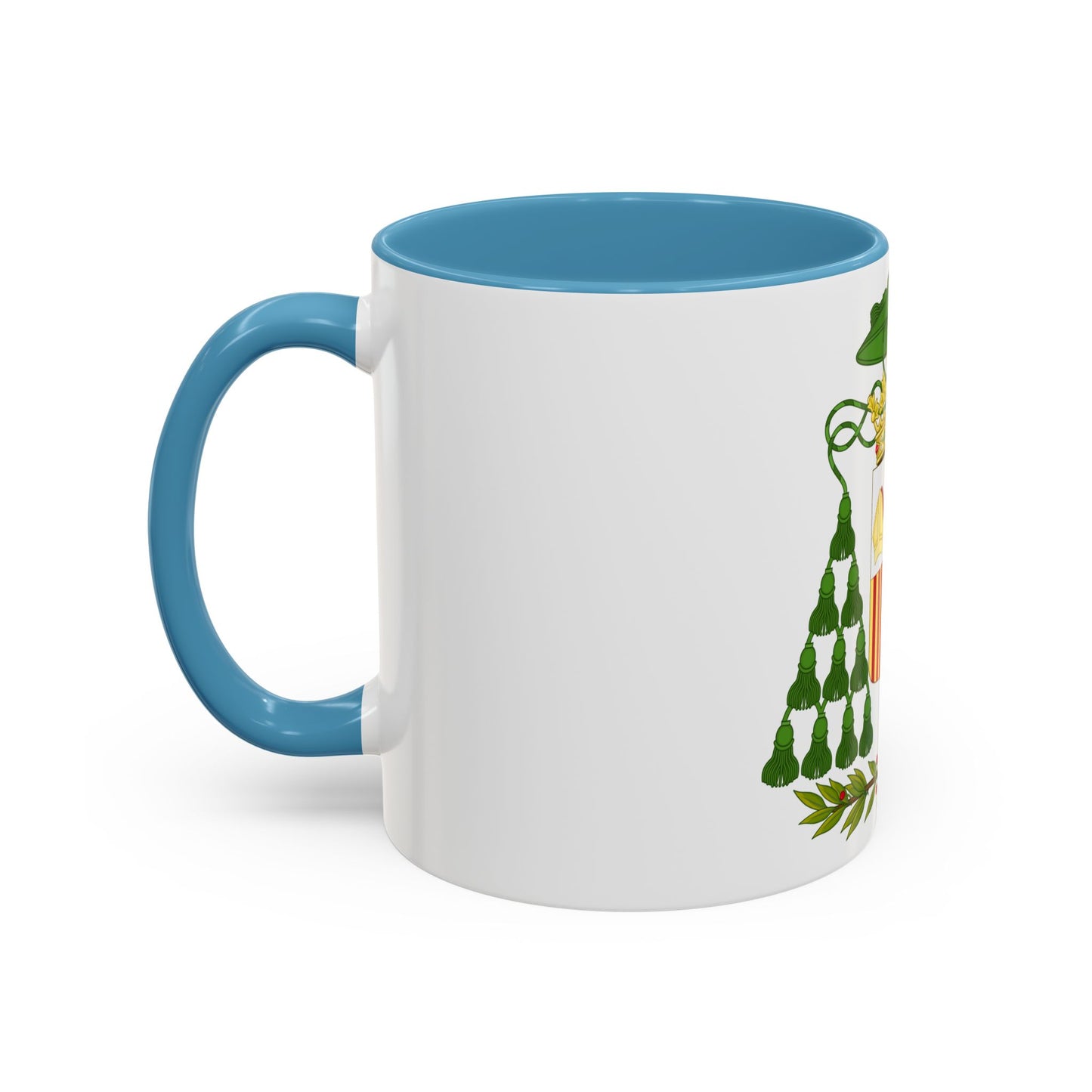 Historical Coat of Arms of Ecclesiastic Co-Prince of Andorra - Accent Coffee Mug