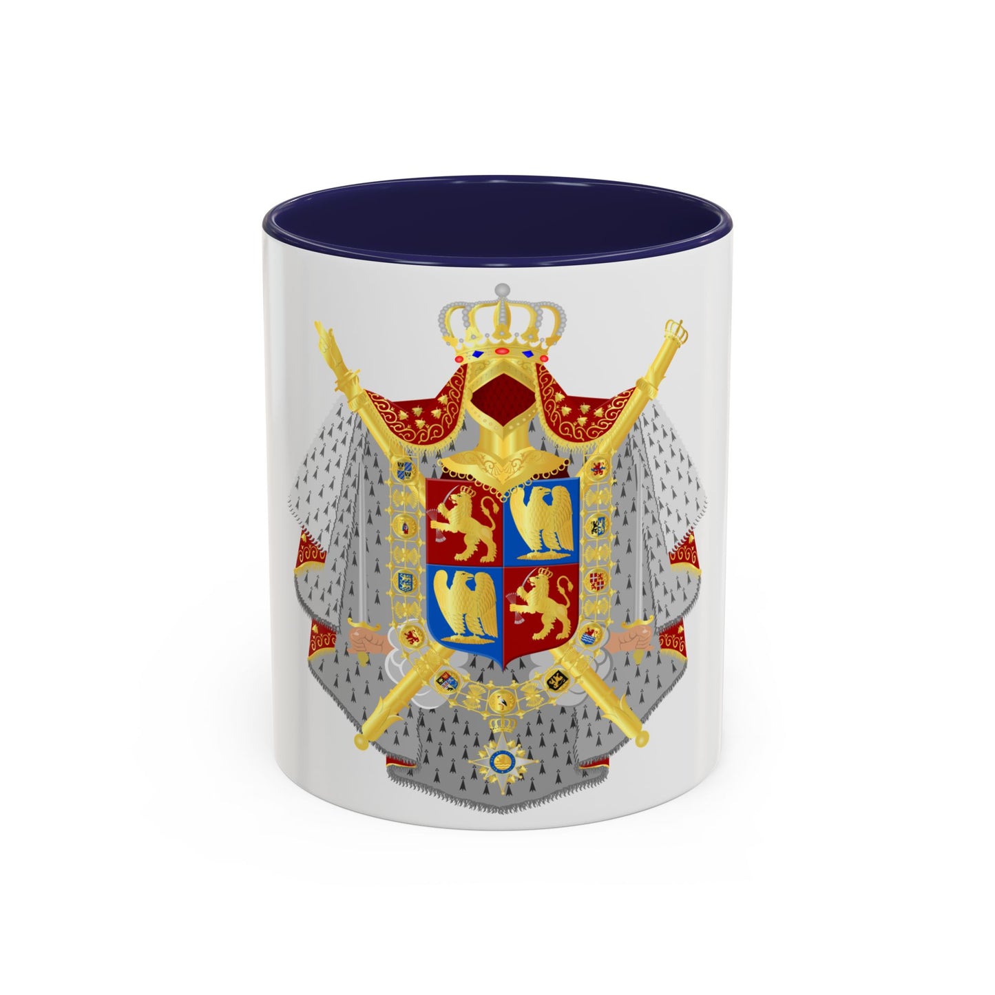 Coat of arms of kingdom Holland King Lodewijk 1808 - Accent Coffee Mug