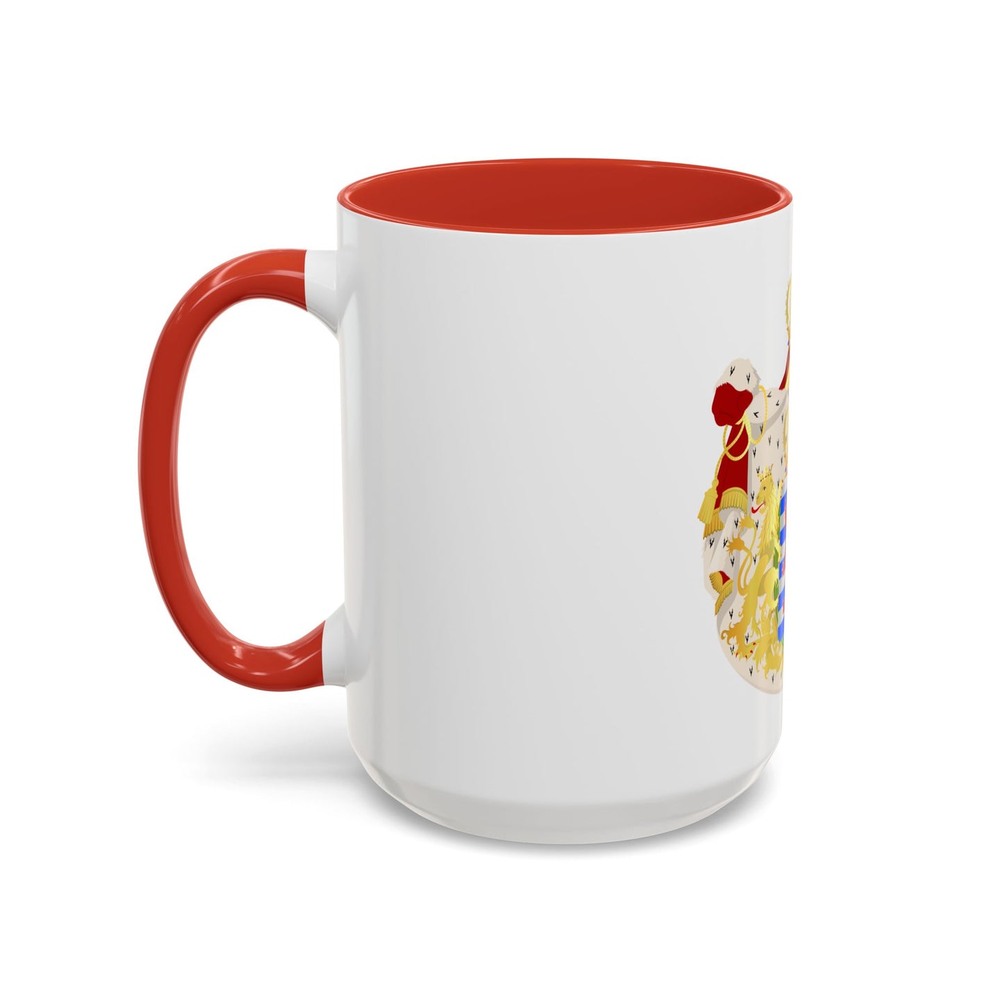 Greater coat of arms of the grand-duchy of Luxembourg - Accent Coffee Mug