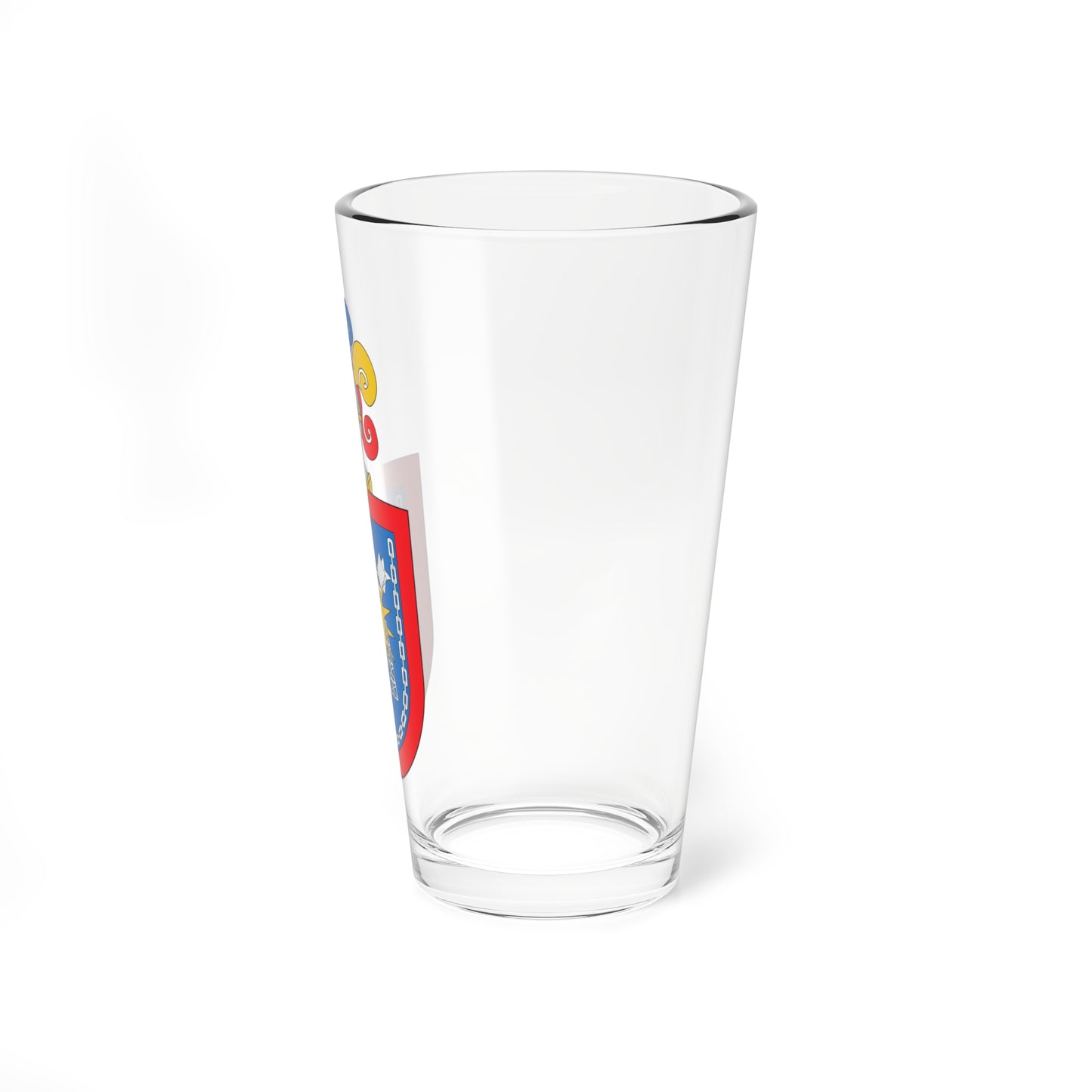 Escudo de Beriáin con casco (Spain) (Coat of Arms) Pint Glass 16oz