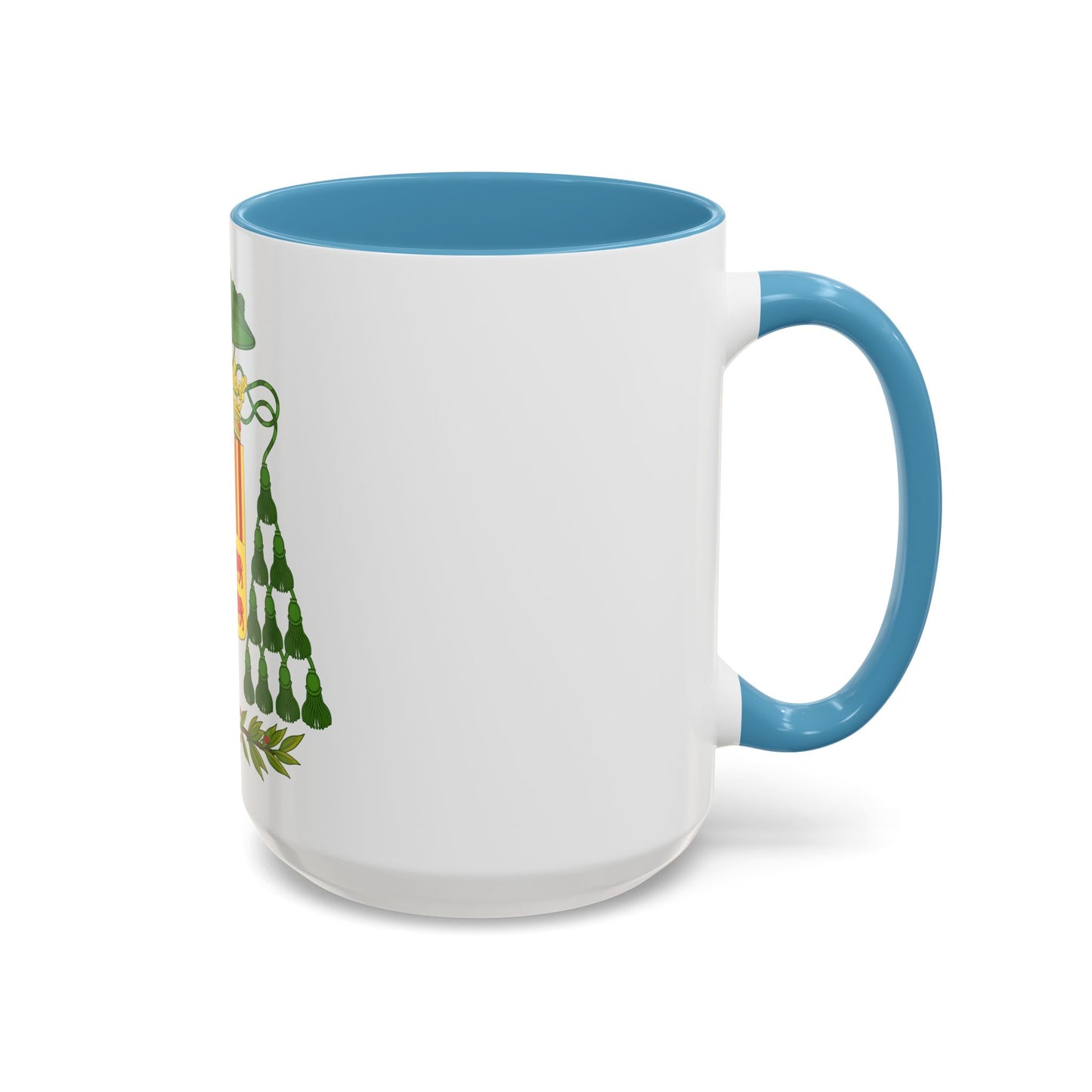 Historical Coat of Arms of Ecclesiastic Co-Prince of Andorra - Accent Coffee Mug