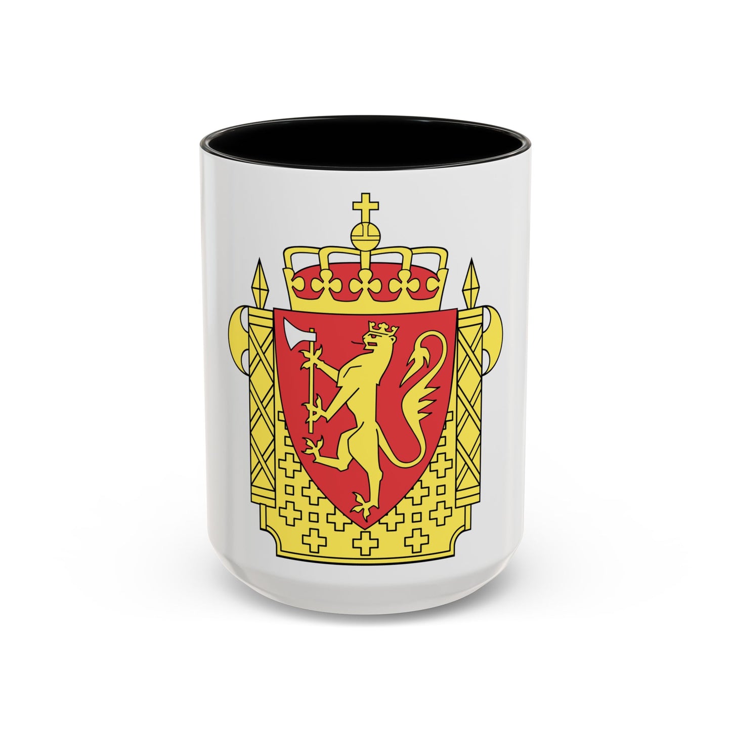 Coat of arms of the Norwegian Police Service - Accent Coffee Mug
