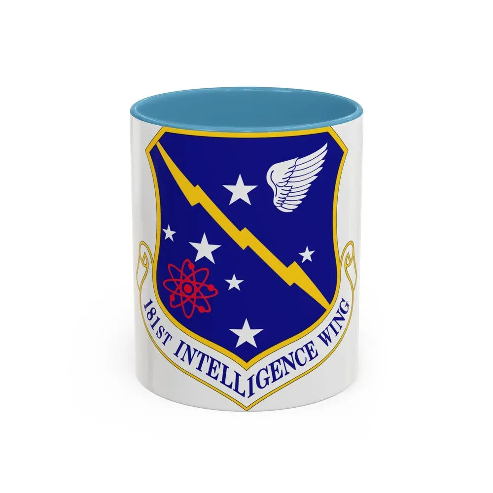181st Intelligence Wing (U.S. Air Force) Accent Coffee Mug 11oz Light Blue - Go Mug Yourself
