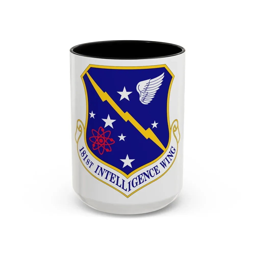 181st Intelligence Wing (U.S. Air Force) Accent Coffee Mug 15oz Black - Go Mug Yourself