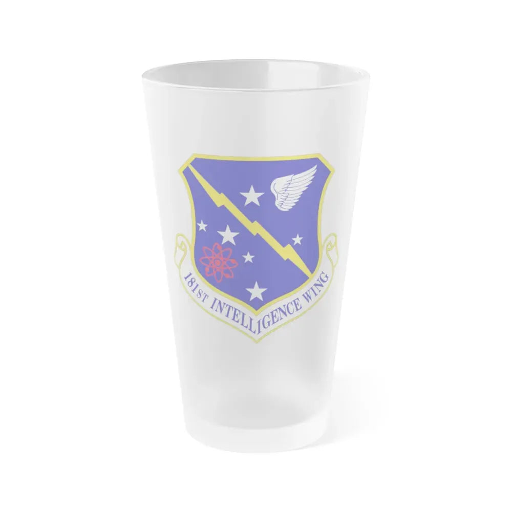 181st Intelligence Wing (U.S. Air Force) Frosted Pint Glass 16oz 16oz Frosted - Go Mug Yourself