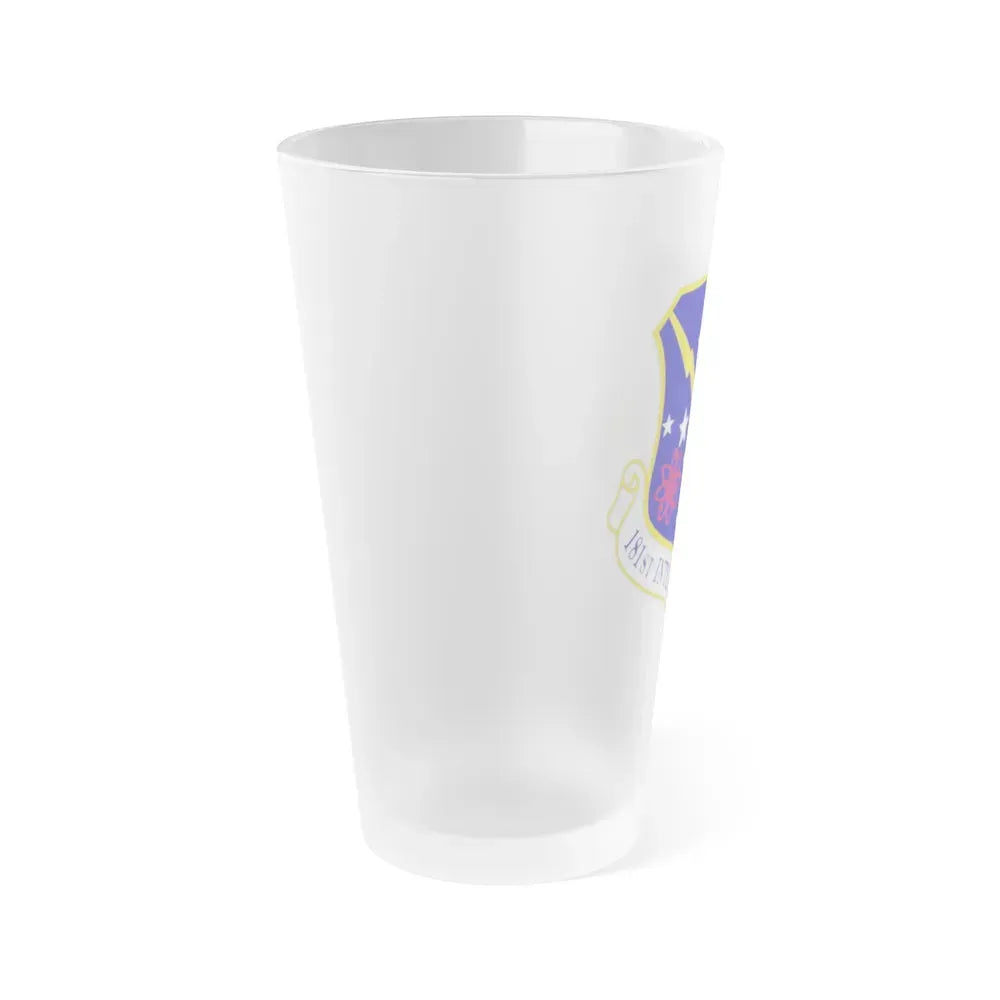 181st Intelligence Wing (U.S. Air Force) Frosted Pint Glass 16oz - Go Mug Yourself