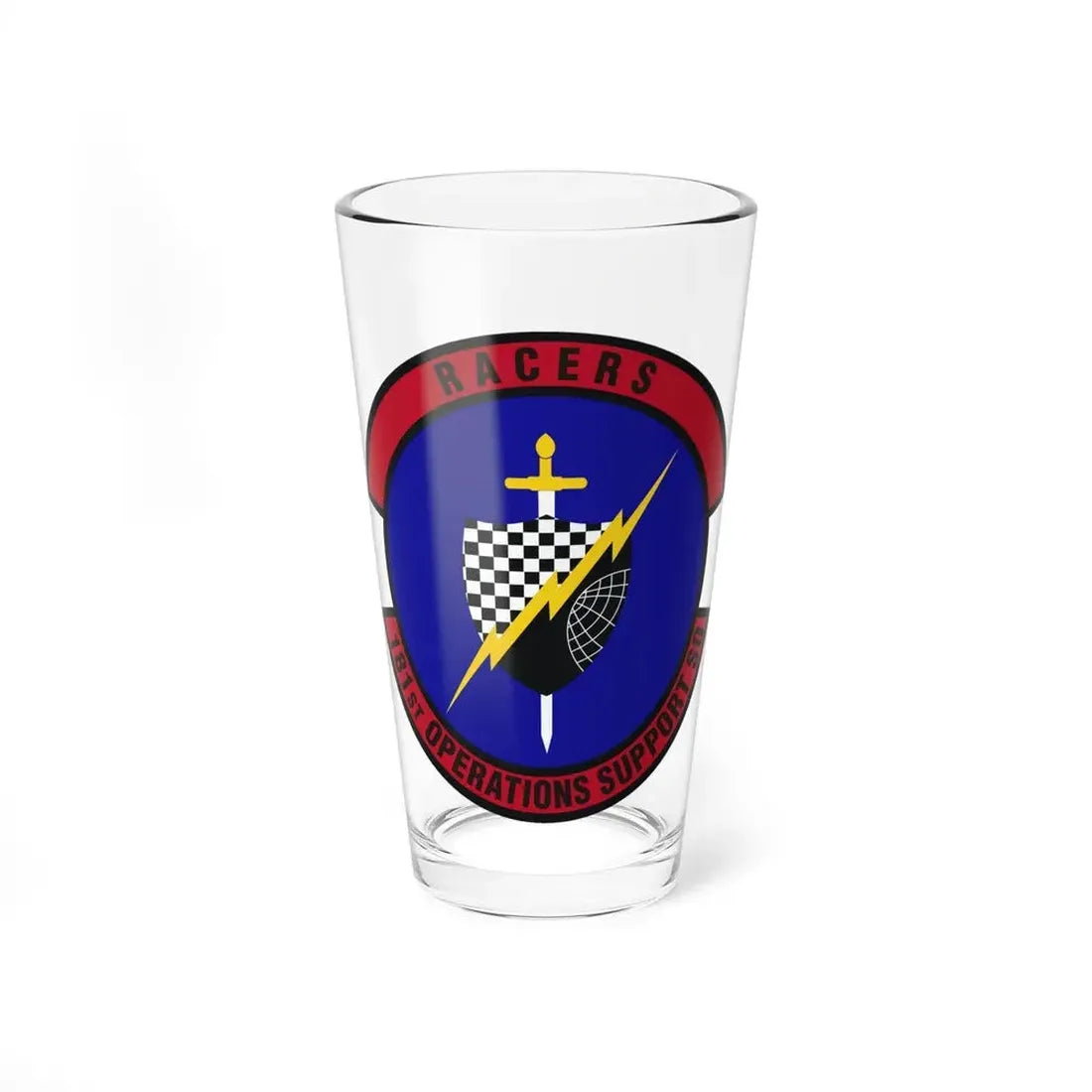 181st Operations Support Squadron (U.S. Air Force) Pint Glass 16oz 16oz - Go Mug Yourself