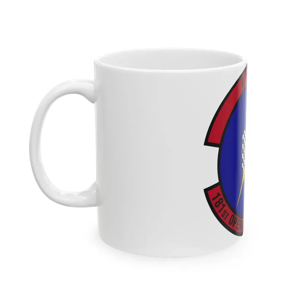 181st Operations Support Squadron (U.S. Air Force) White Coffee Mug - Go Mug Yourself
