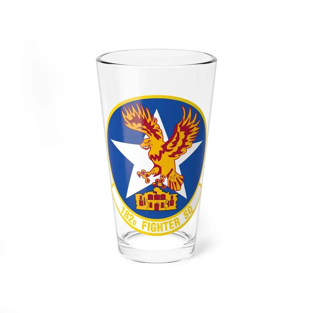 182 Fighter Squadron (U.S. Air Force) Pint Glass 16oz 16oz - Go Mug Yourself