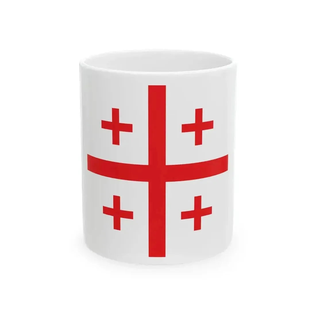 1821 Flag of Gazis (Greece) White Coffee Mug 11oz - Go Mug Yourself