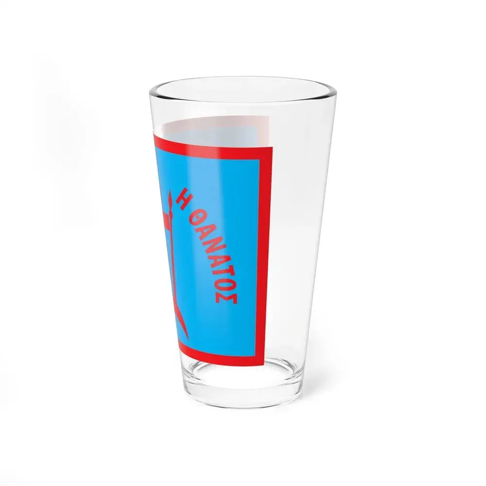 1821 Flag of Spetses Greece - Pint Glass 16oz - Go Mug Yourself