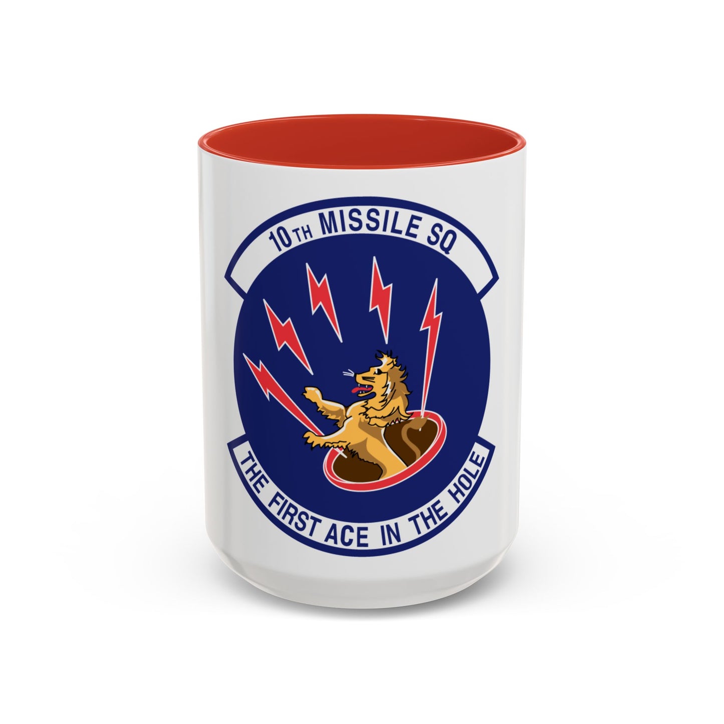 10th Missile SQ The First In The Hole (U.S. Air Force) Accent Coffee Mug