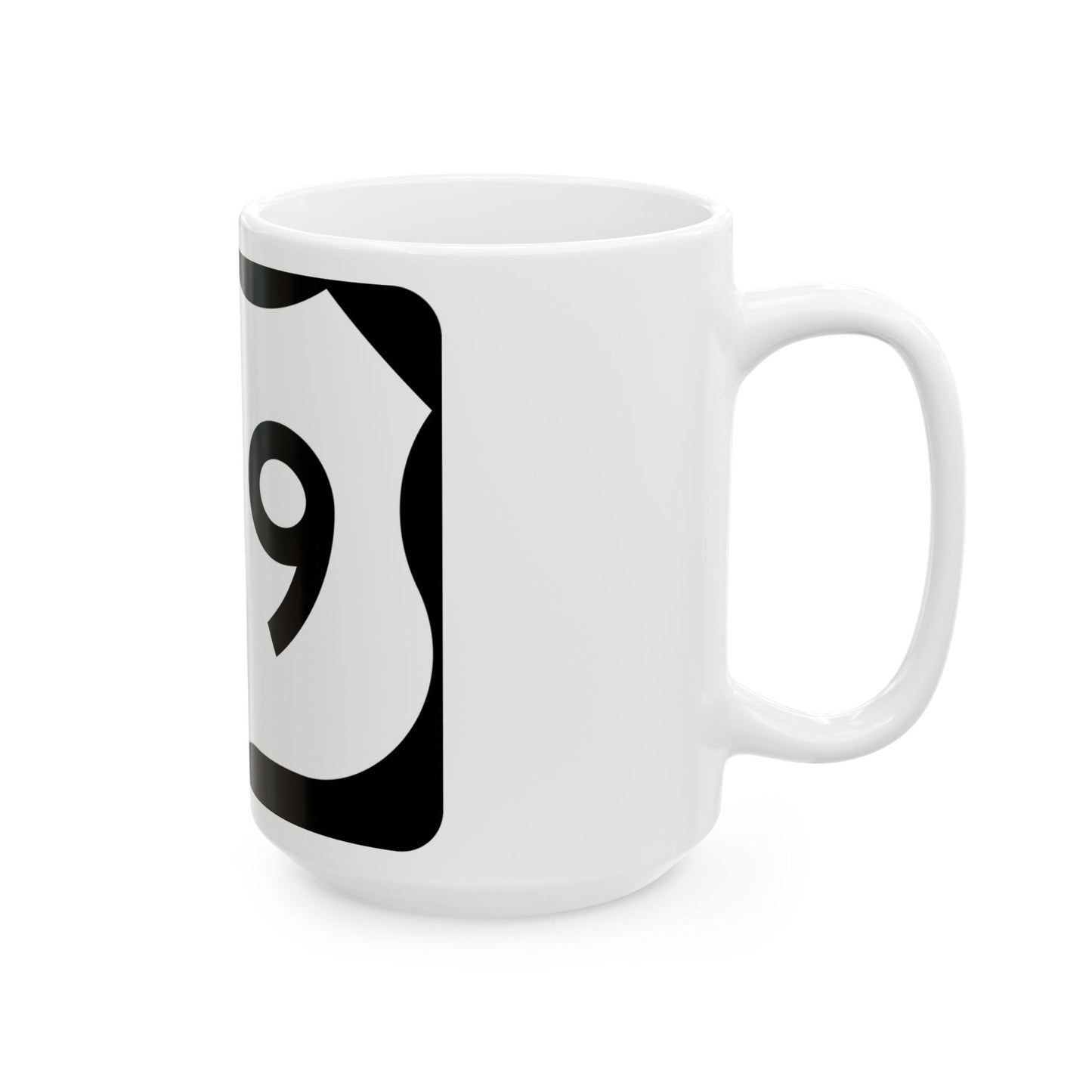 US 109 NY (New York) (Road Sign) White Coffee Mug
