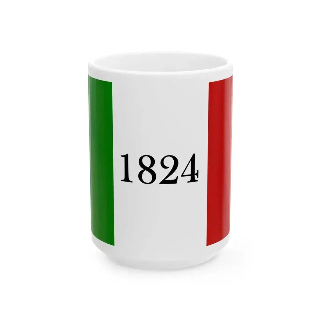 1824 Flag (United States) White Coffee Mug 15oz - Go Mug Yourself
