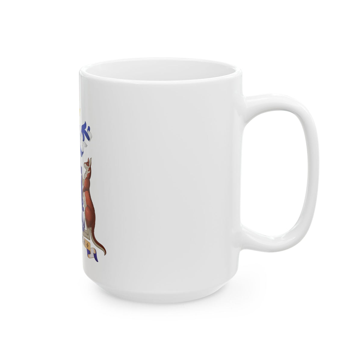 Coat of arms of Norfolk Island - White Coffee Mug