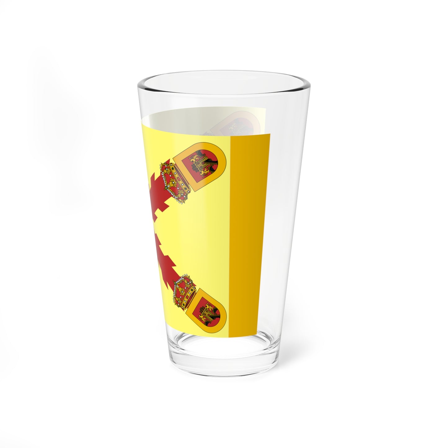 Flag of the Mexican Royalists (Mexico) Pint Glass 16oz