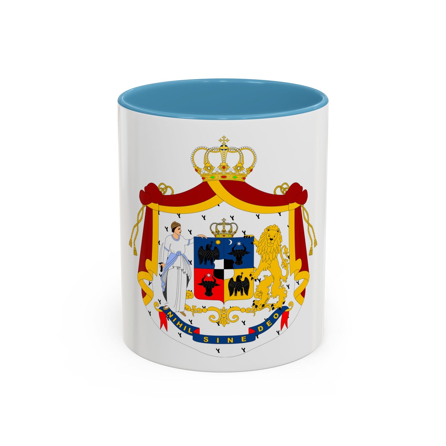 Coat of arms of Principality of Romania (1867-1872) - Accent Coffee Mug