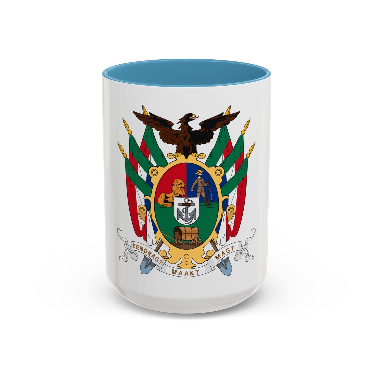 Coat of arms of the South African Republic - Accent Coffee Mug