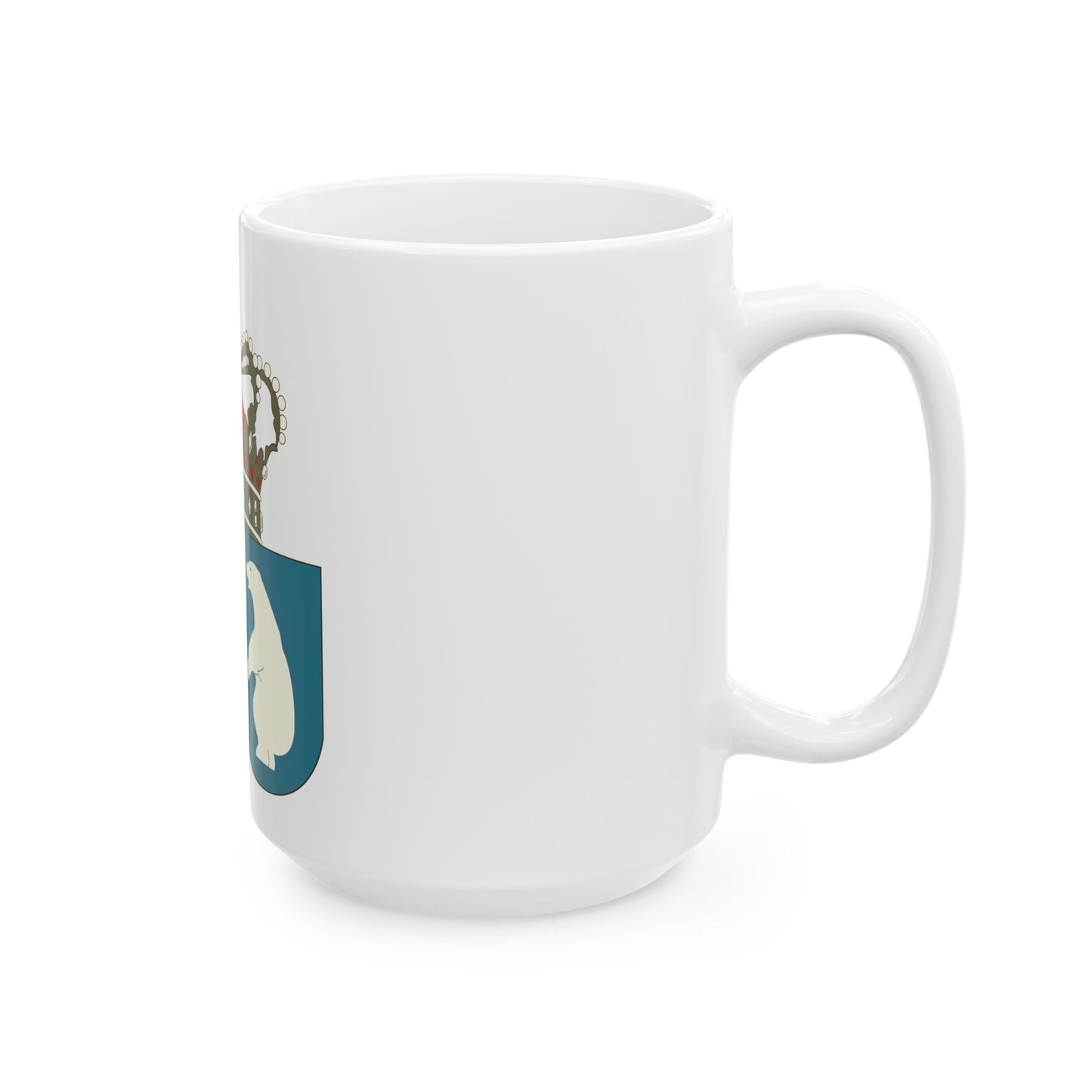 Coat of arms of the County of Greenland - White Coffee Mug