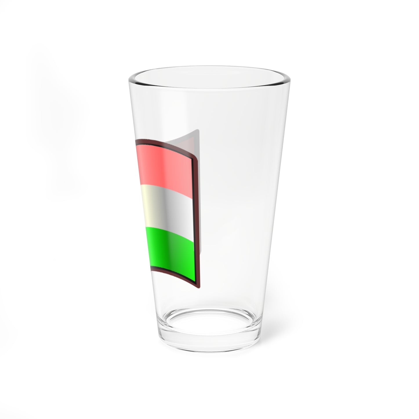 Nuvola Hungary flag alternative height stripes (Hungary) Pint Glass 16oz