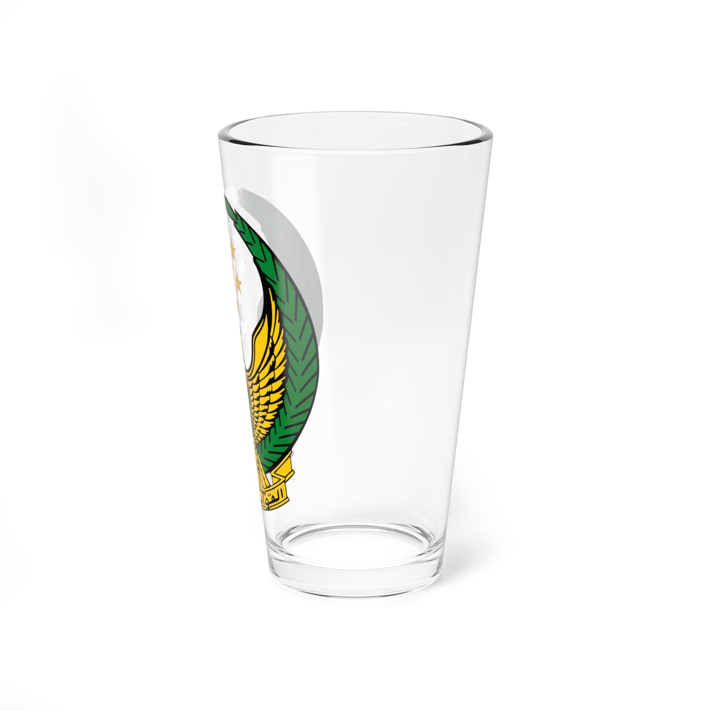 UAE Armed Forces Coat of Arms (United Arab Emirates) (Coat of Arms) Pint Glass 16oz