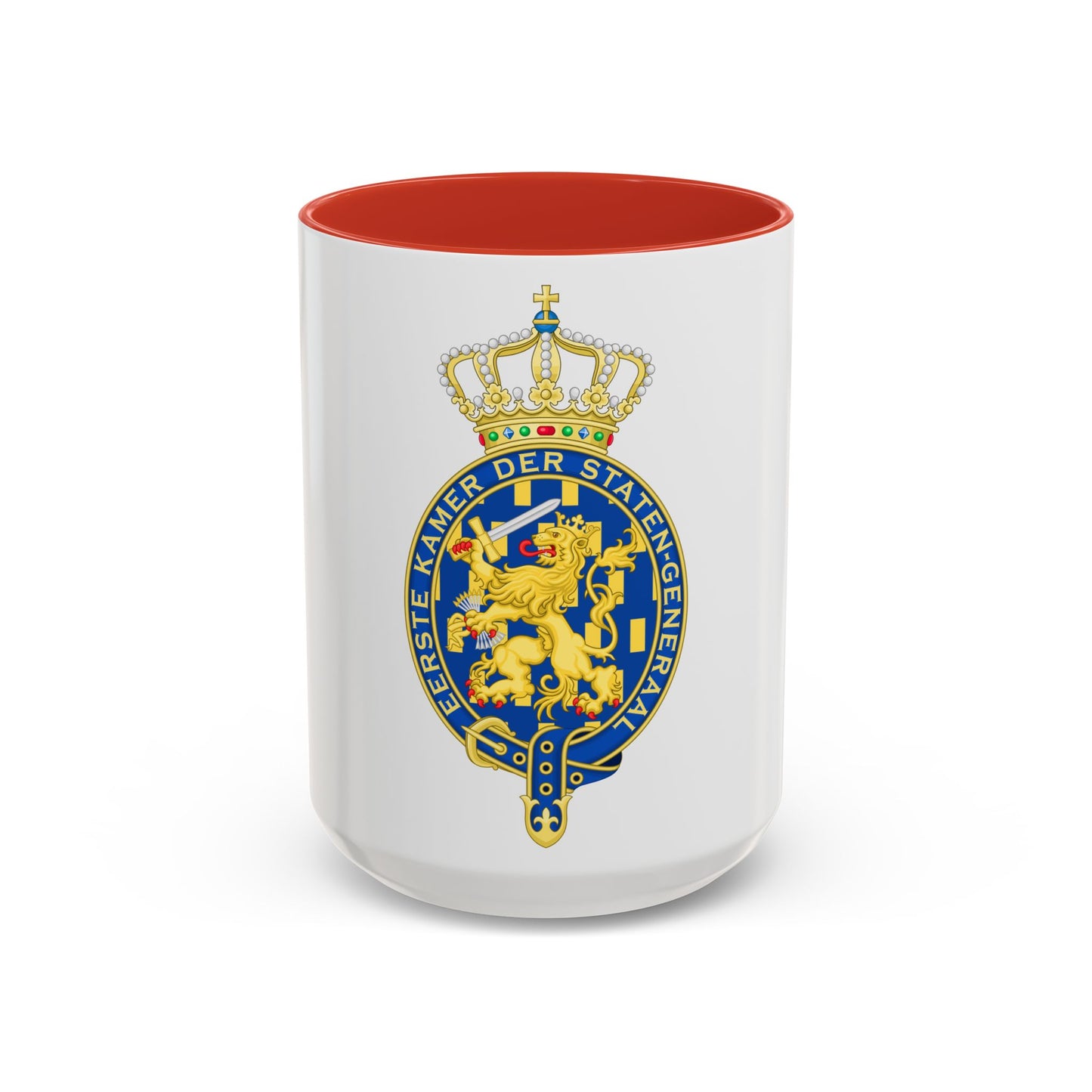 Coat of arms of the Eerste Kamer - Accent Coffee Mug