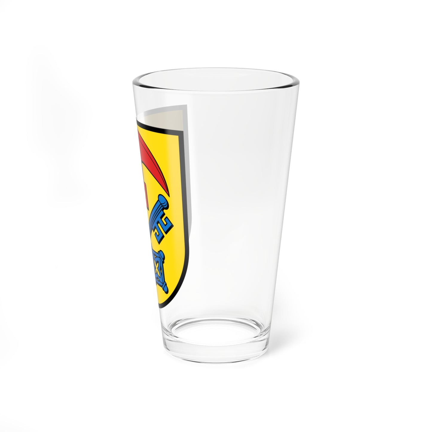 DEU Bobstadt Bürstadt COA (Germany) (Coat of Arms) Pint Glass 16oz
