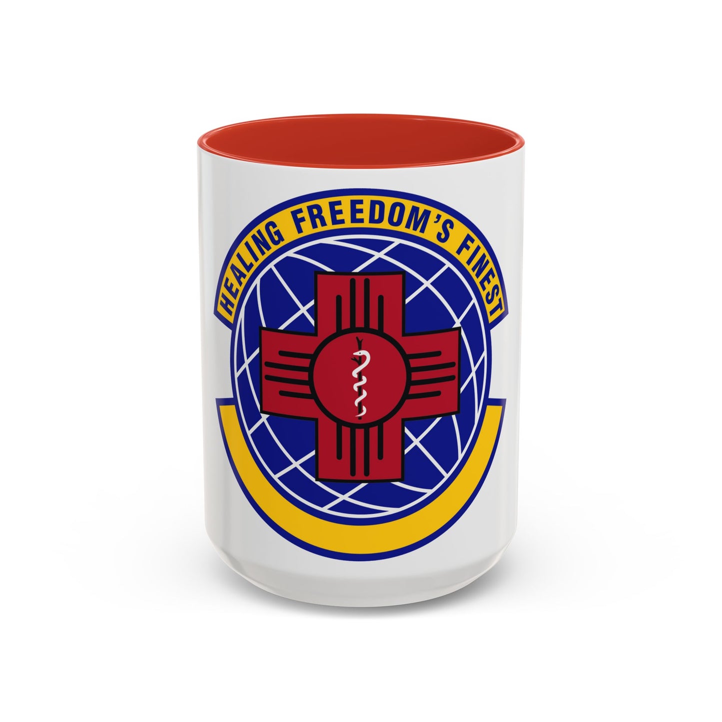 377 Healthcare Operations Squadron AFGSC (U.S. Air Force) Accent Coffee Mug