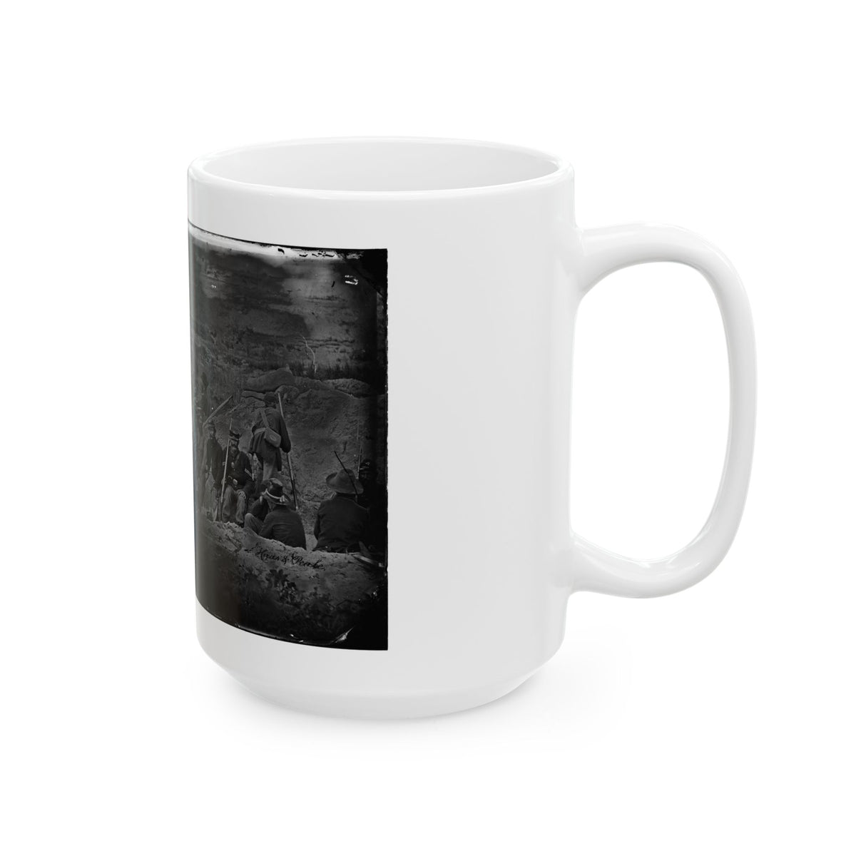 Morris Island, South Carolina. Full Sap (U.S. Civil War) White Coffee Mug