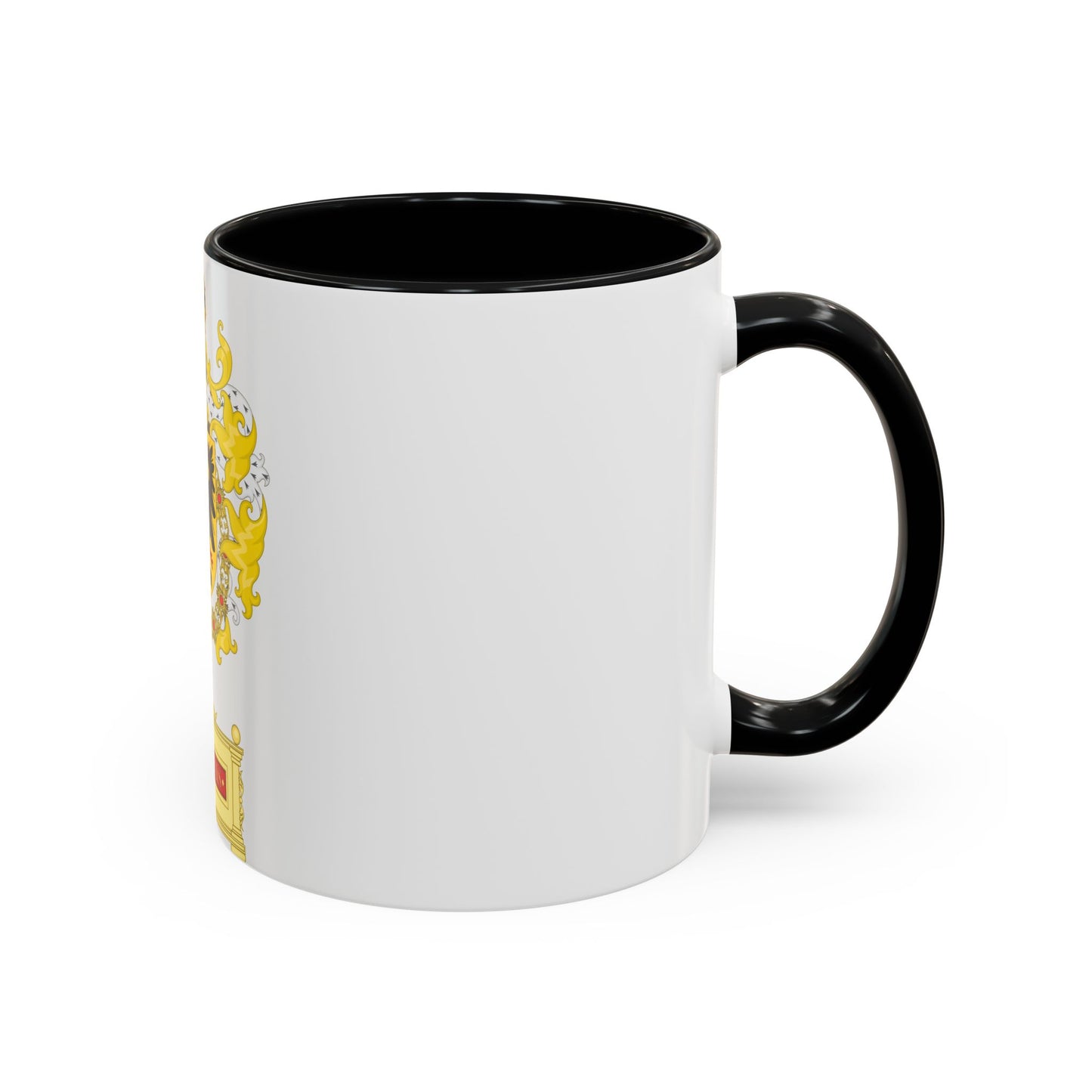 Ornamented Coat of Arms of Maximilian I, Holy Roman Emperor - Accent Coffee Mug