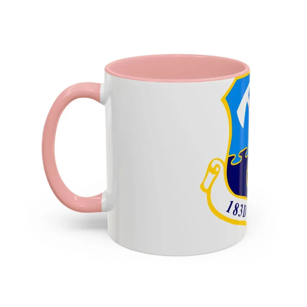 183d Wing emblem (U.S. Air Force) Accent Coffee Mug - Go Mug Yourself