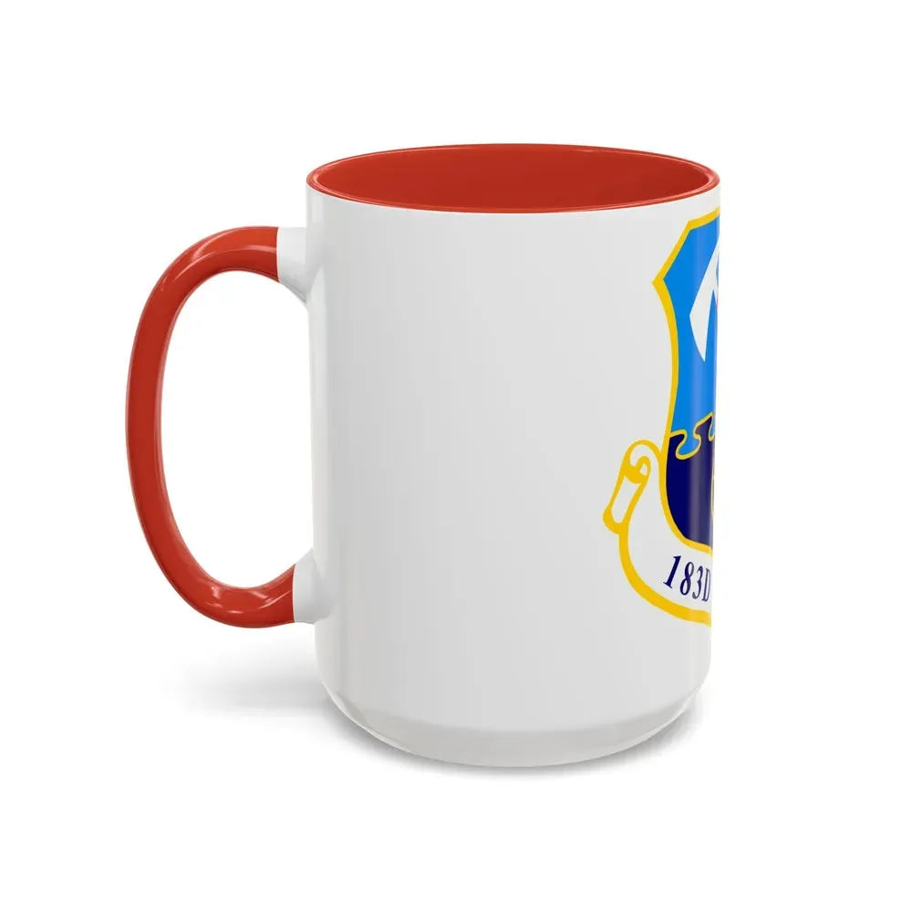 183d Wing emblem (U.S. Air Force) Accent Coffee Mug - Go Mug Yourself