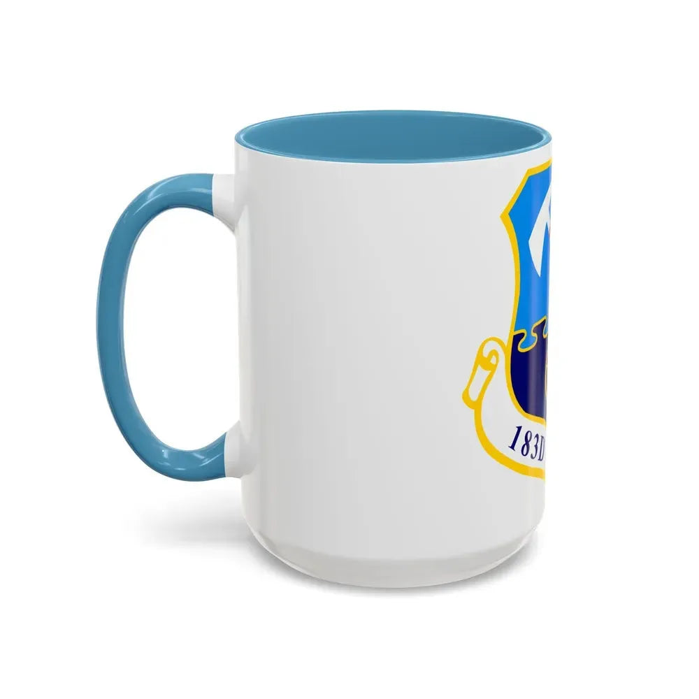 183d Wing emblem (U.S. Air Force) Accent Coffee Mug - Go Mug Yourself